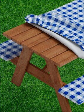 Waterproof Picnic Table & Bench Cover Set – Fitted Elastic 3‑Piece, 6ft Outdoor